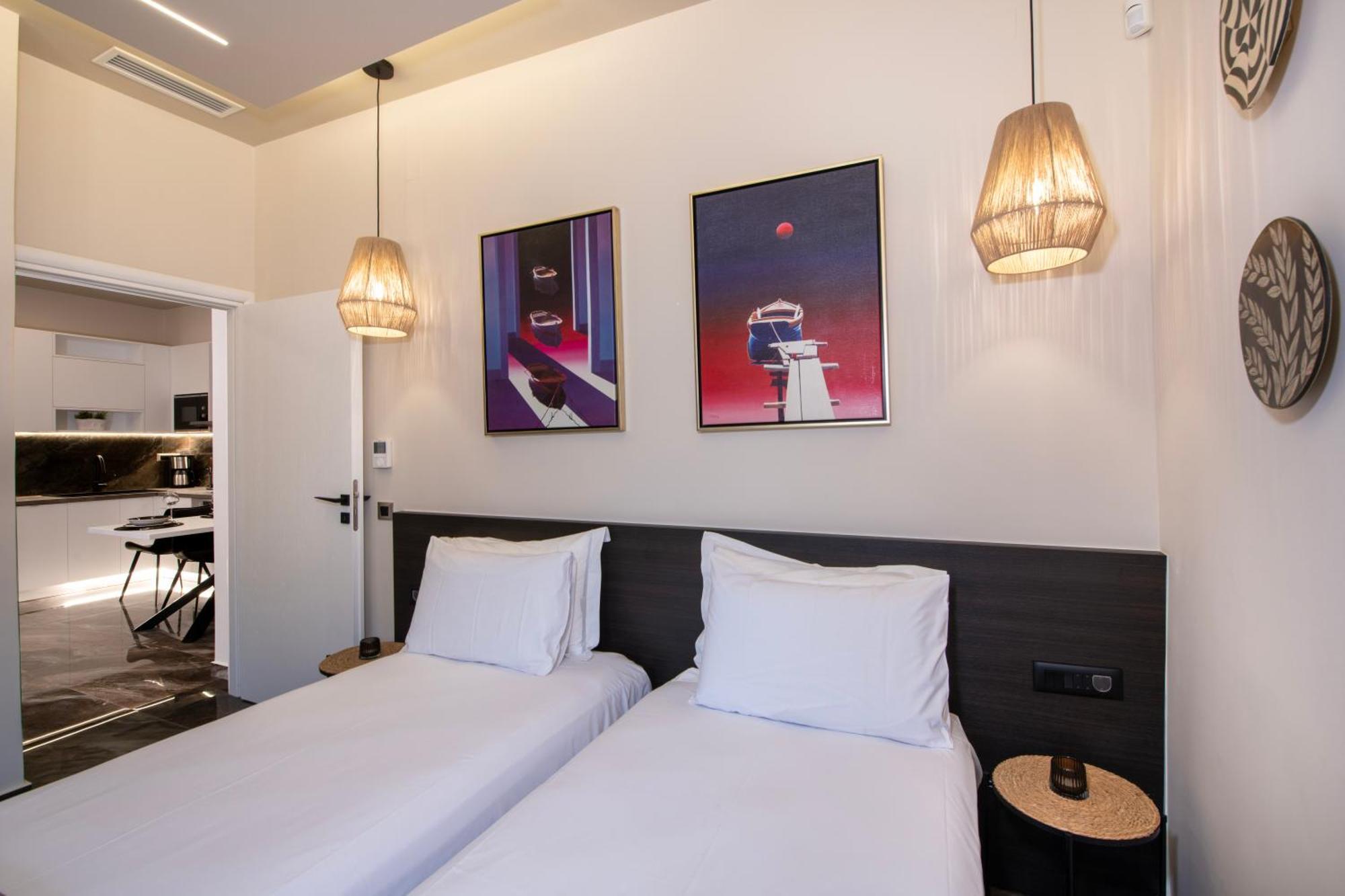 Cozy Rena Luxury Apartment Hriszí Aktí Haniá Kültér fotó