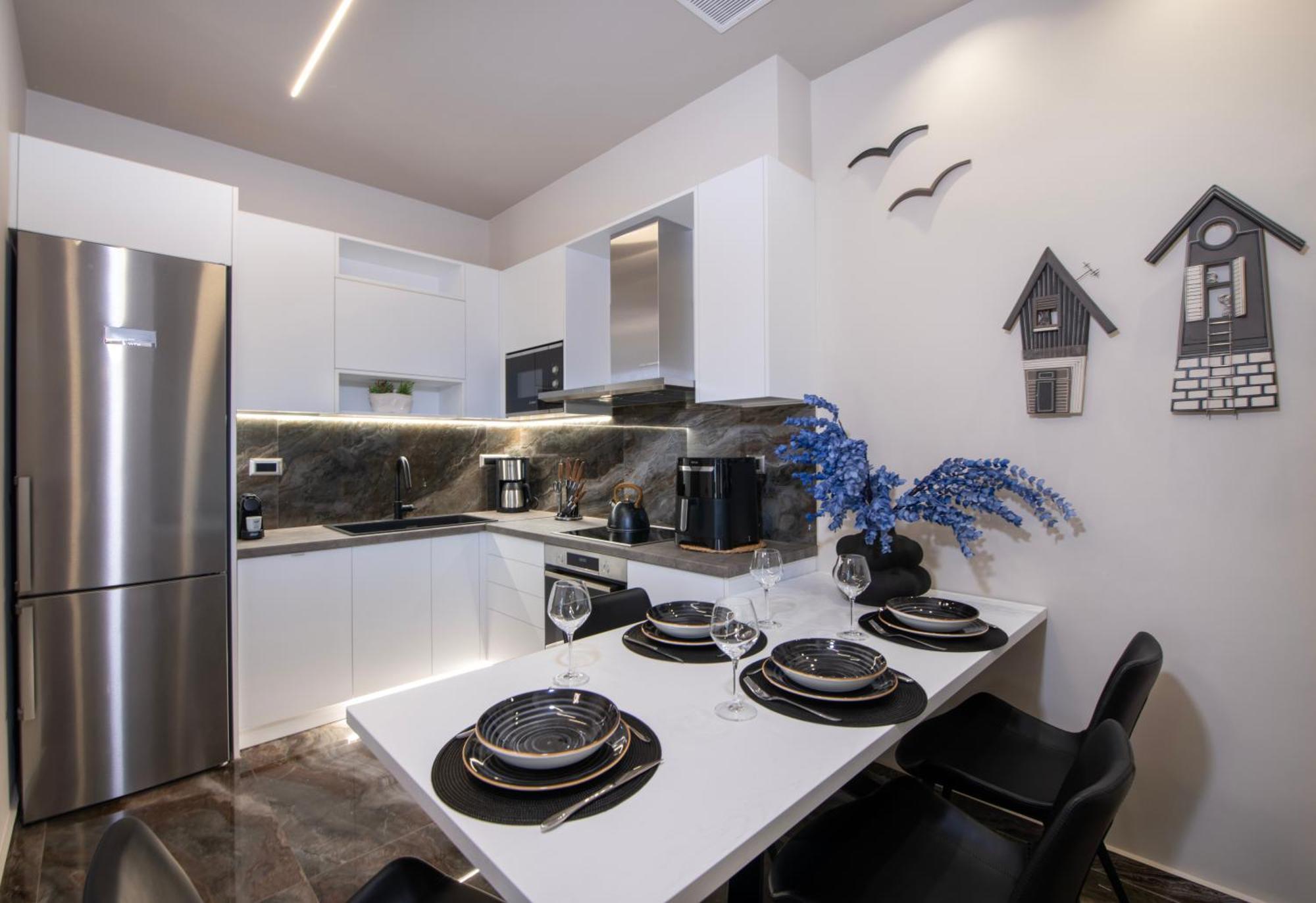 Cozy Rena Luxury Apartment Hriszí Aktí Haniá Kültér fotó