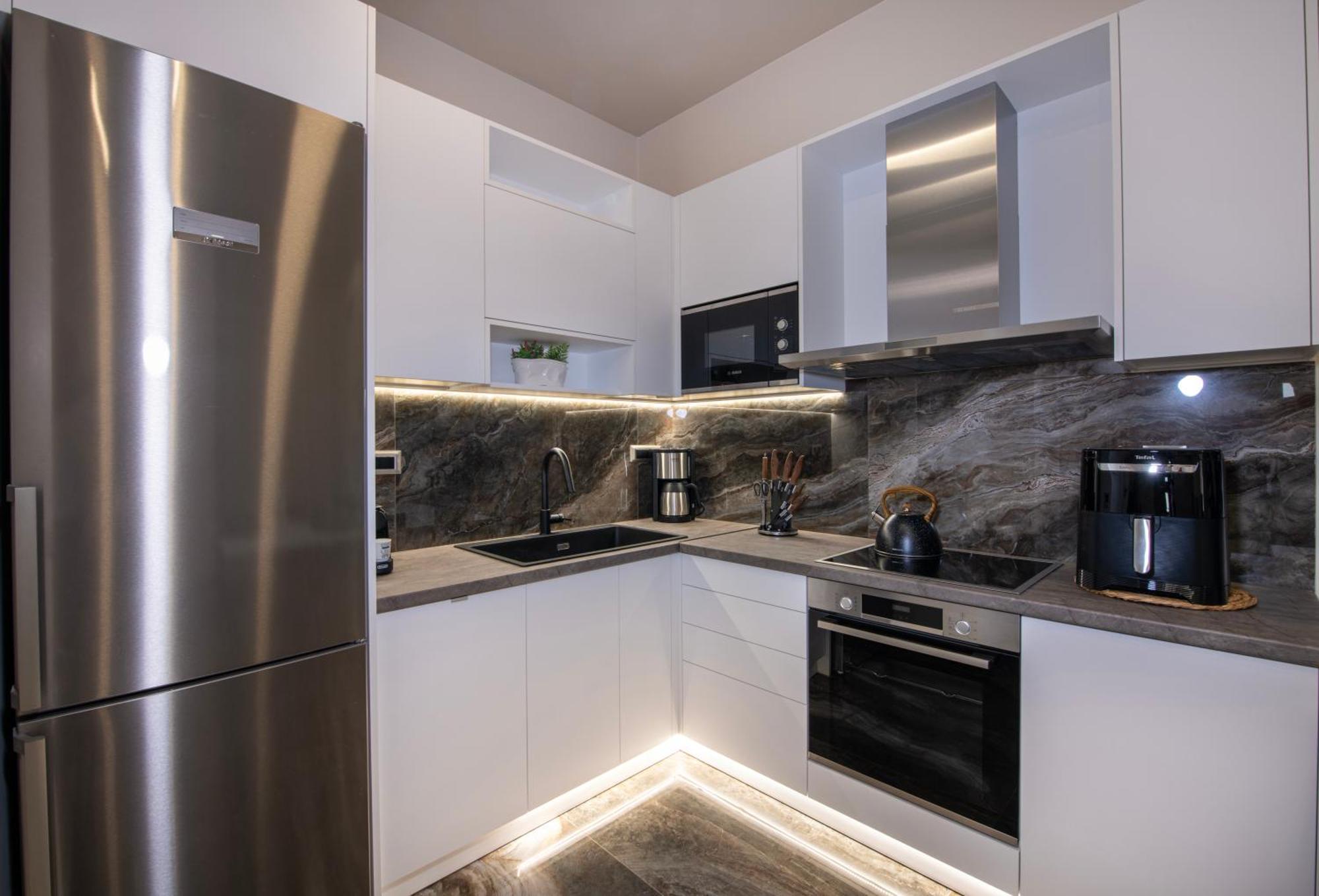 Cozy Rena Luxury Apartment Hriszí Aktí Haniá Kültér fotó